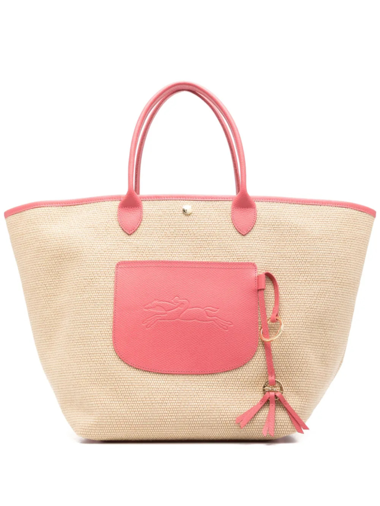 

Longchamp большая сумка-корзина Le Pliage, нейтральный