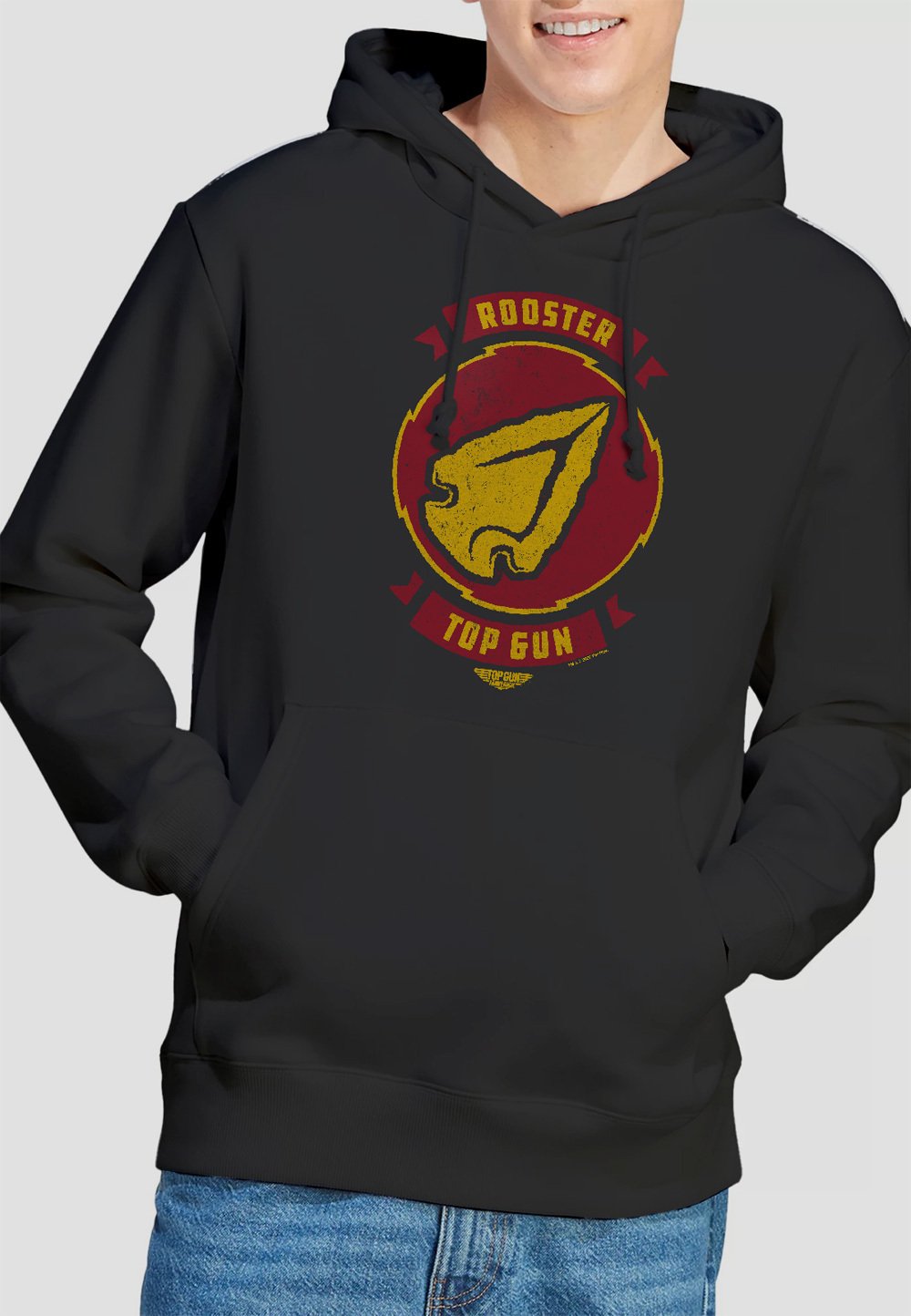 

Толстовка TOP GUN MAVERICK ROOSTER CALL SIGN Cotton Soul, черный