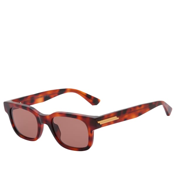 

Солнцезащитные очки Bottega veneta bv1411s stretch Bottega Veneta Eyewear, Havana & Red