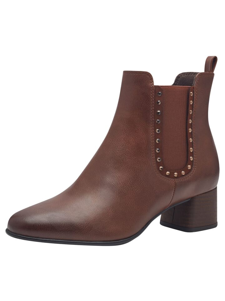 Ботинки челси Marco Tozzi Chelsea, цвет chestnut