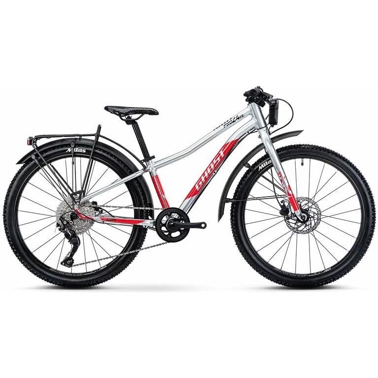 

Детский велосипед Ghost Kato 24 Pro EQ Rainbow Silver/Riot Red Glossy