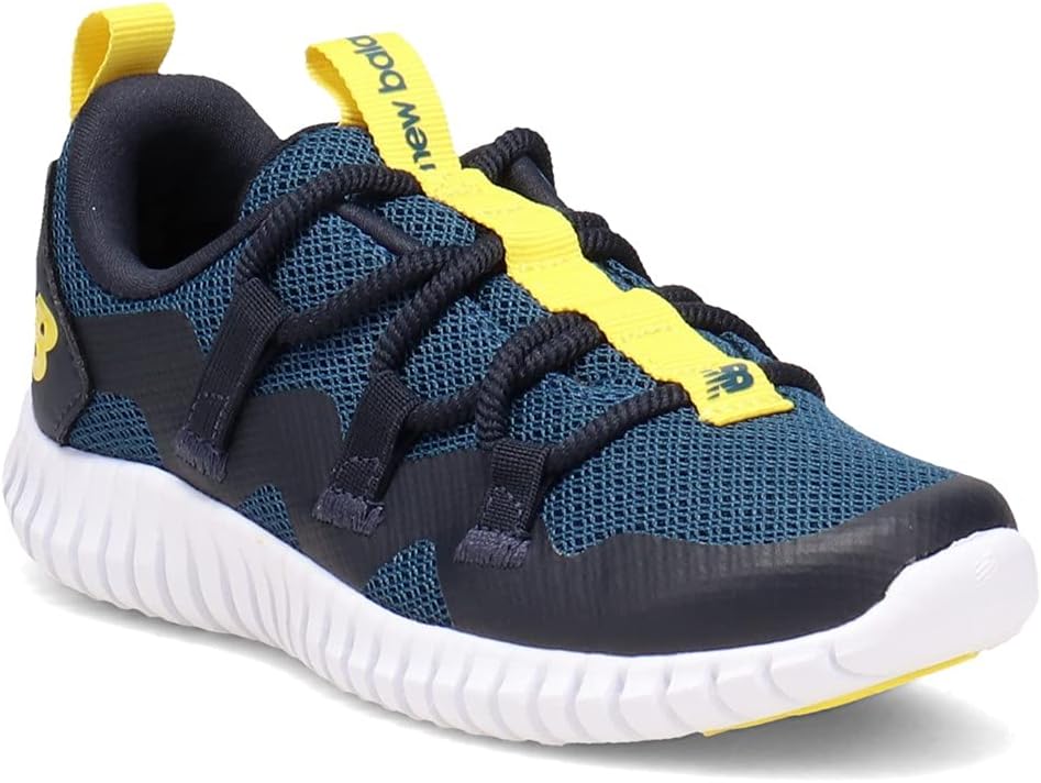 Кроссовки New Balance Kid's Playgruv V1 с эластичной шнуровкой, желтый — фото 2