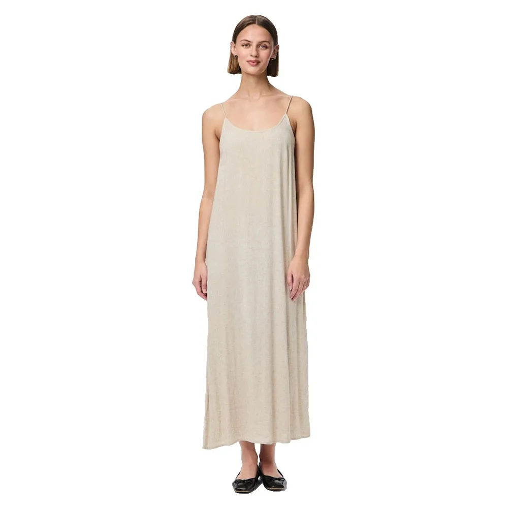 

Платье Pieces Pia sleeveless long, бежевый