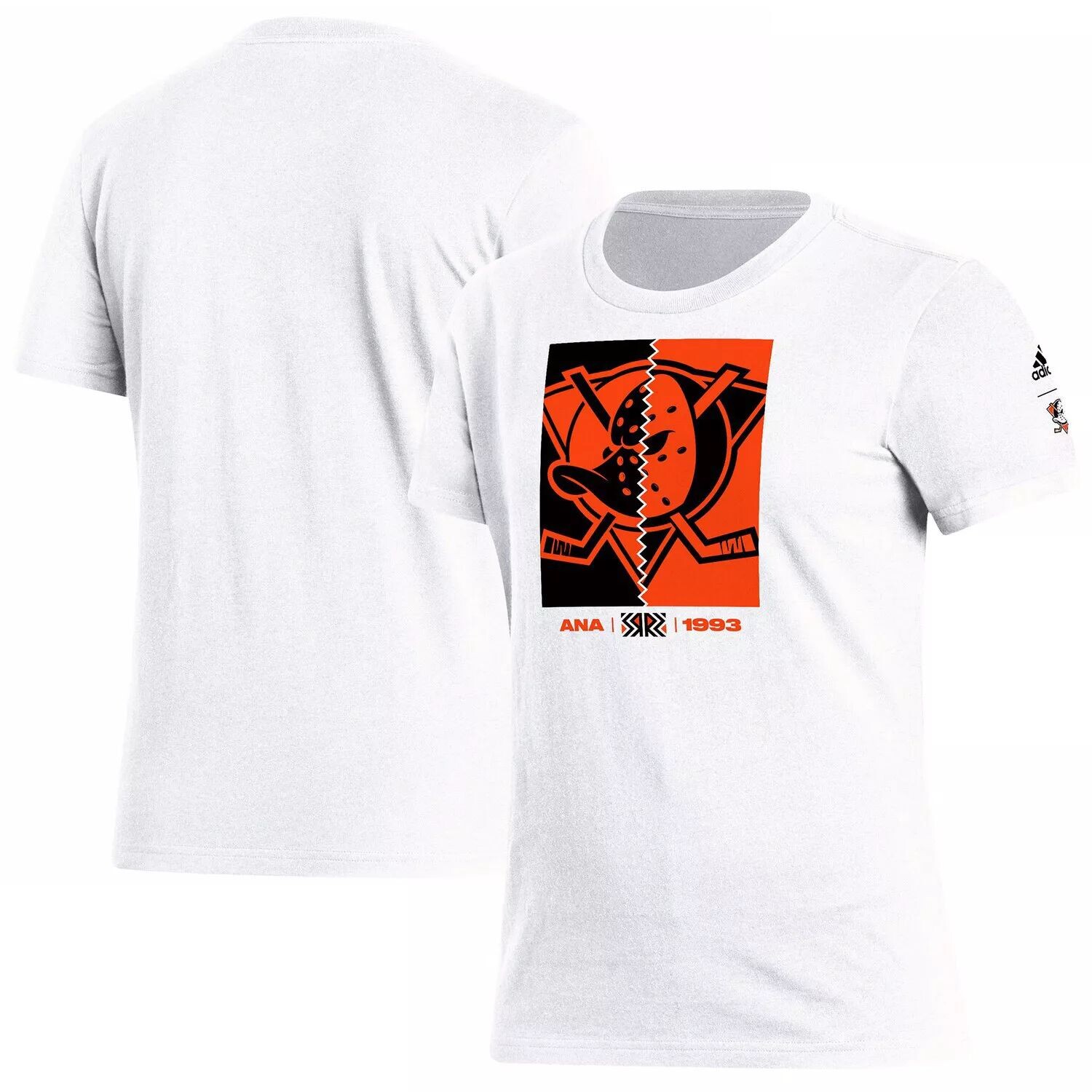 

Женская футболка adidas White Anaheim Ducks Reverse Retro 2.0 Playmaker adidas