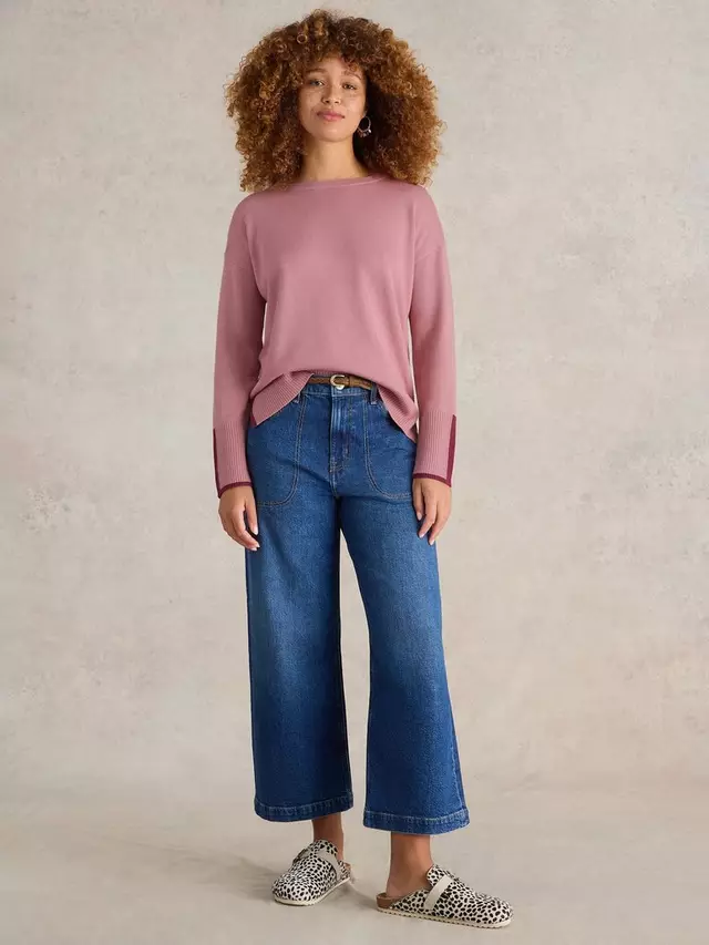 

Джемпер White Stuff Olive Organic Cotton Blend, цвет dusty/pink