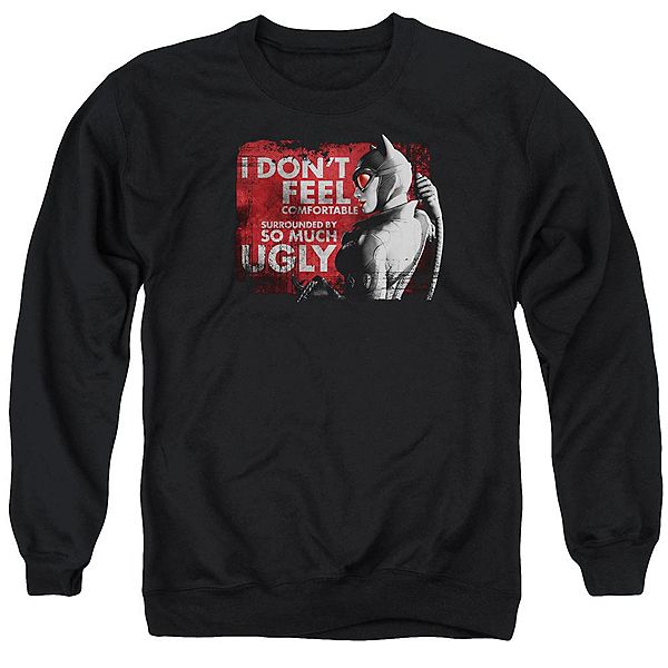 

Толстовка с круглым вырезом для взрослых Batman Arkham City - такая уродливая! Licensed Character