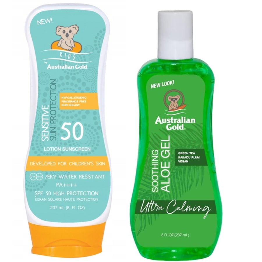 

Australian Gold SPF50 Kids Sensitive Protection + Aloe After Sun