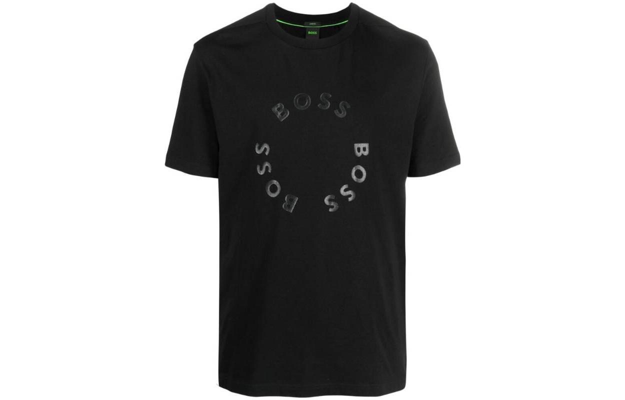 

HUGO BOSS Футболка мужская черная, Черный, HUGO BOSS Футболка мужская черная