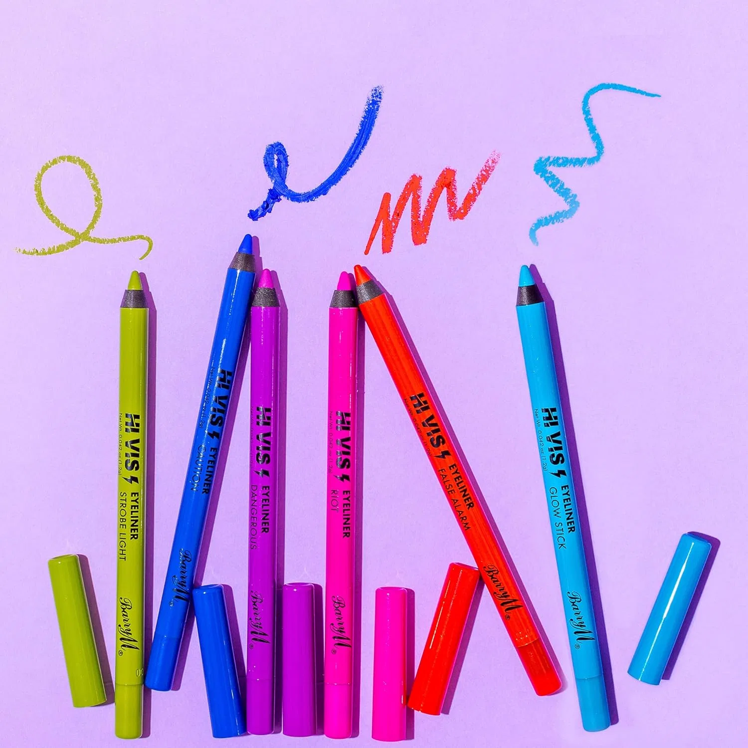 Водостойкая подводка для глаз «Hi Vis Bold» False Alarm от Barry M Cosmetics, 8.32 мл Barry M, Red — фото 3