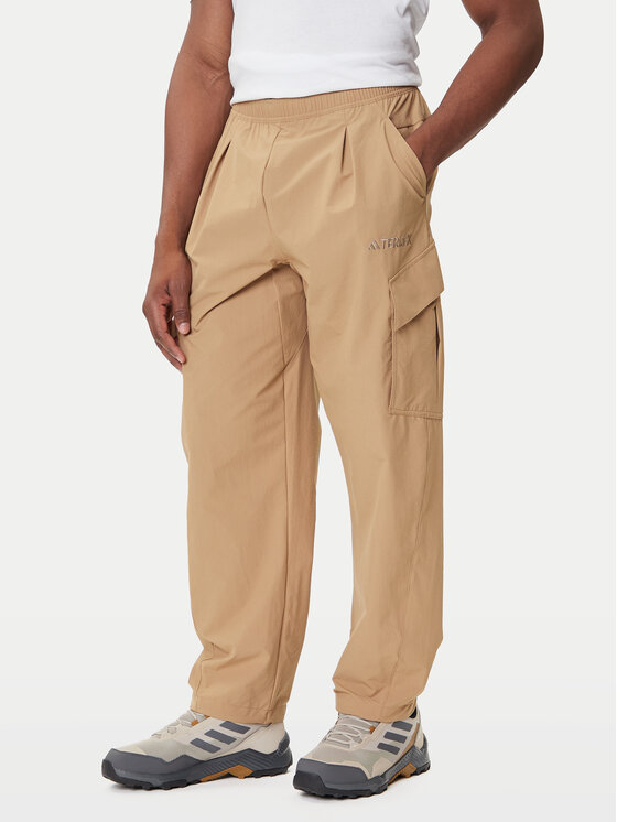 

Уличные брюки loose fit Terrex Xploric JM7424 Adidas, бежевый