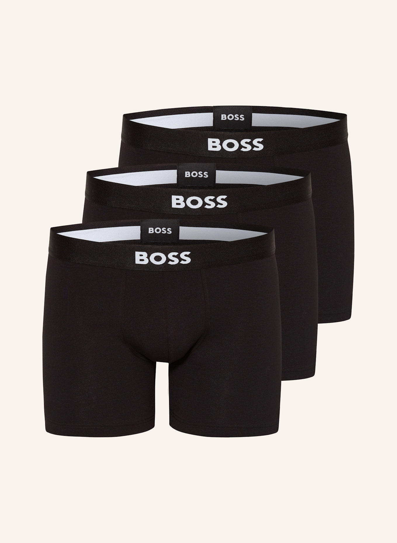 

3 пары трусов-боксеров один Boss, черный