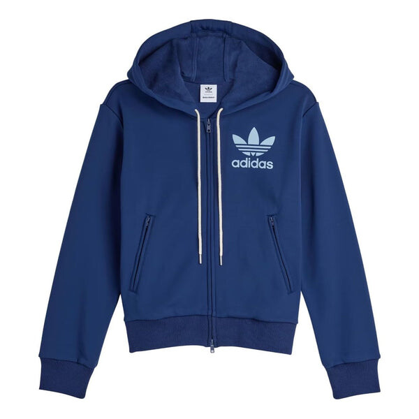 

Куртка x wales bonner track hoodie 'collegiate navy' Adidas, синий