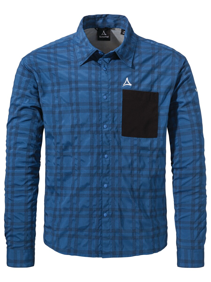 

Спортивная рубашка на пуговицах классического кроя Schöffel Jalpuh MNS, синий/темно-синий