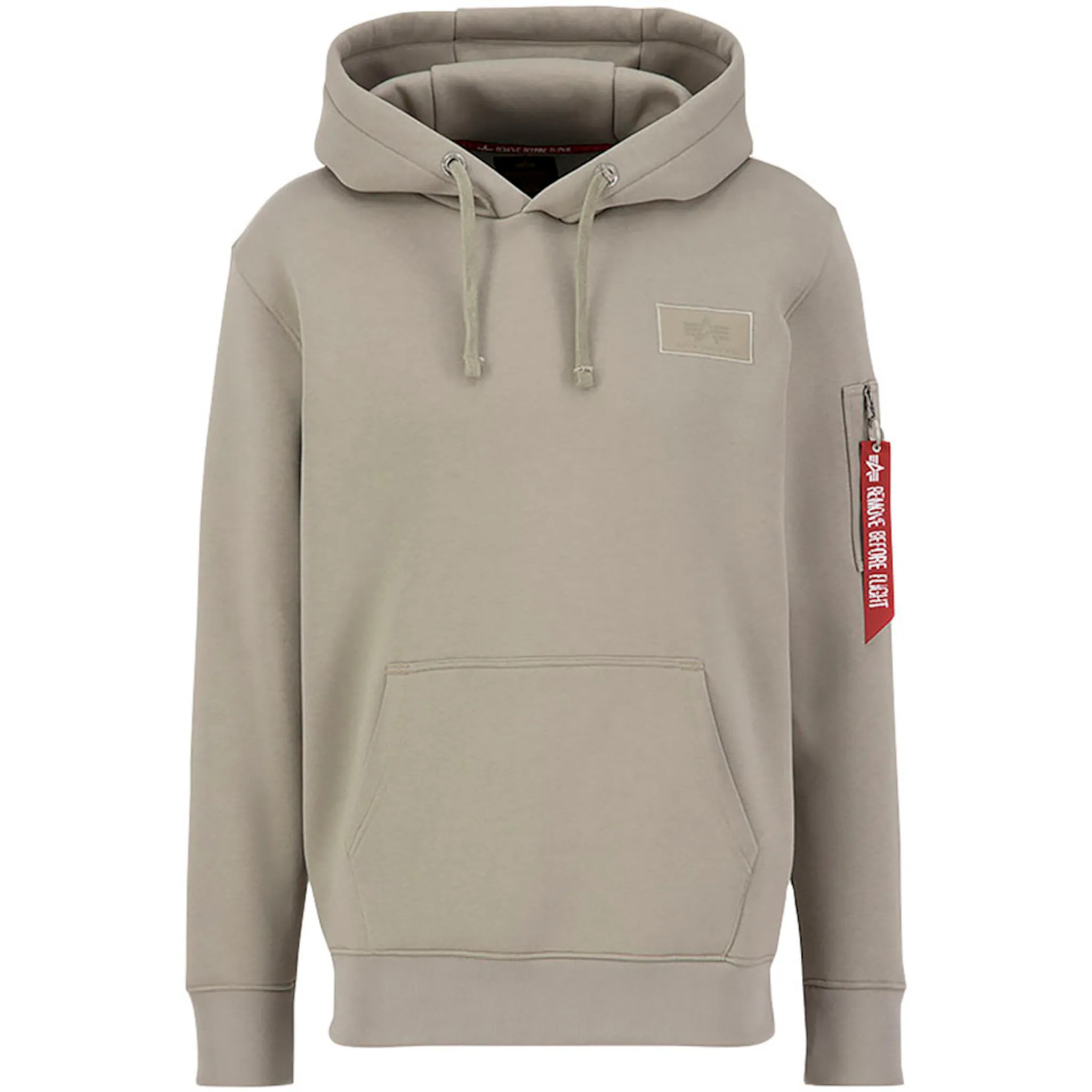 

Толстовка с капюшоном Alpha Industries "BACK PRINT HOODY", цвет Vintage Sand