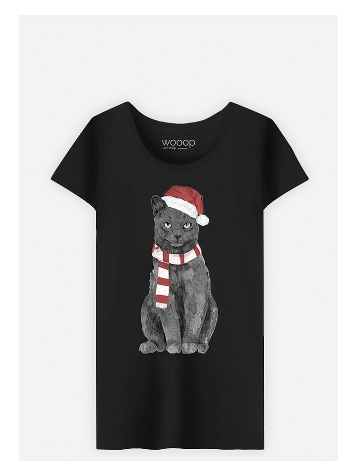 

Футболка WOOOP Shirt Xmas Cat, черный