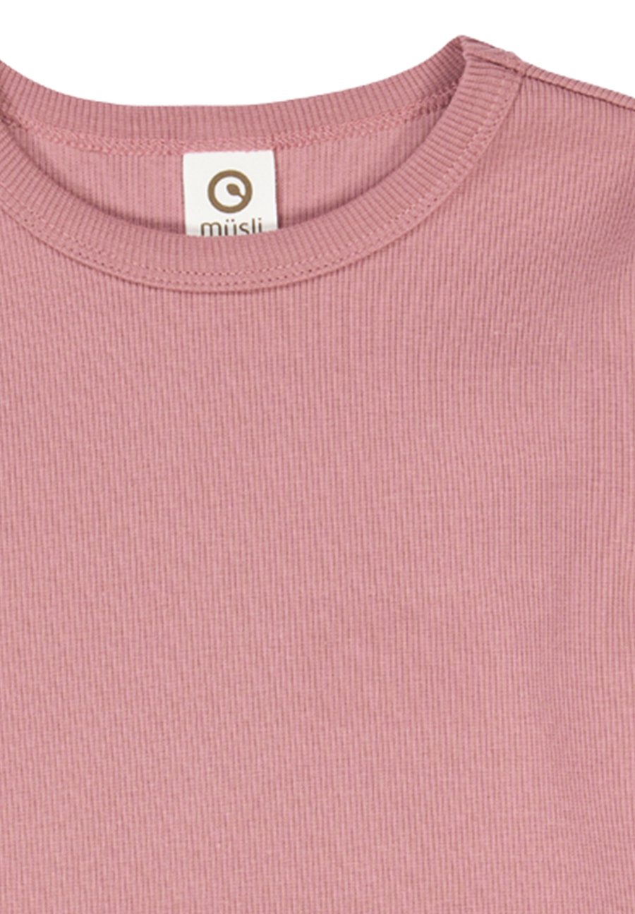 Топ Müsli by GREEN COTTON Long sleeved top, Nostalgia Rose/Light Pink — фото 3