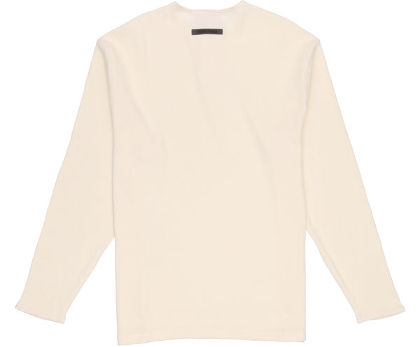 Футболка fw20 thermal long sleeve henley tee 'cream' Fear Of God Essentials, бежевый — фото 3
