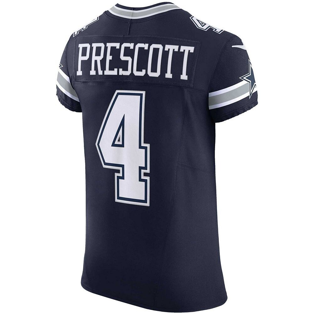 Мужские кроссовки Nike Dak Prescott Navy Dallas Cowboys Vapor F. Элитный Джерси, цвет Cow Navy — фото 4