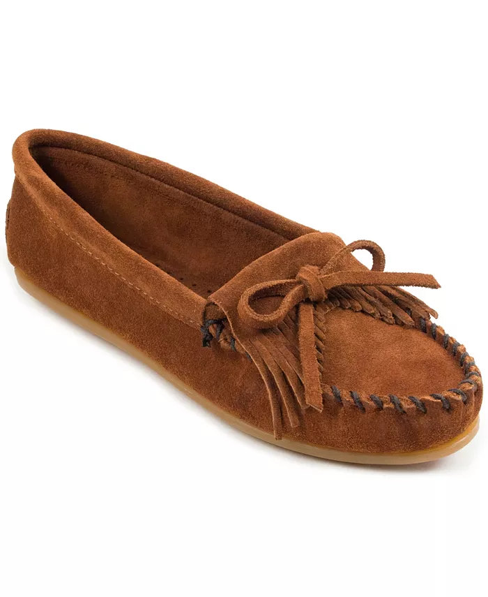 Женские мокасины Kilty с жесткой подошвой Minnetonka, коричневый
