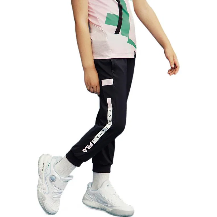 Детские спортивные штаны FILA KIDS темно-синие — фото 3