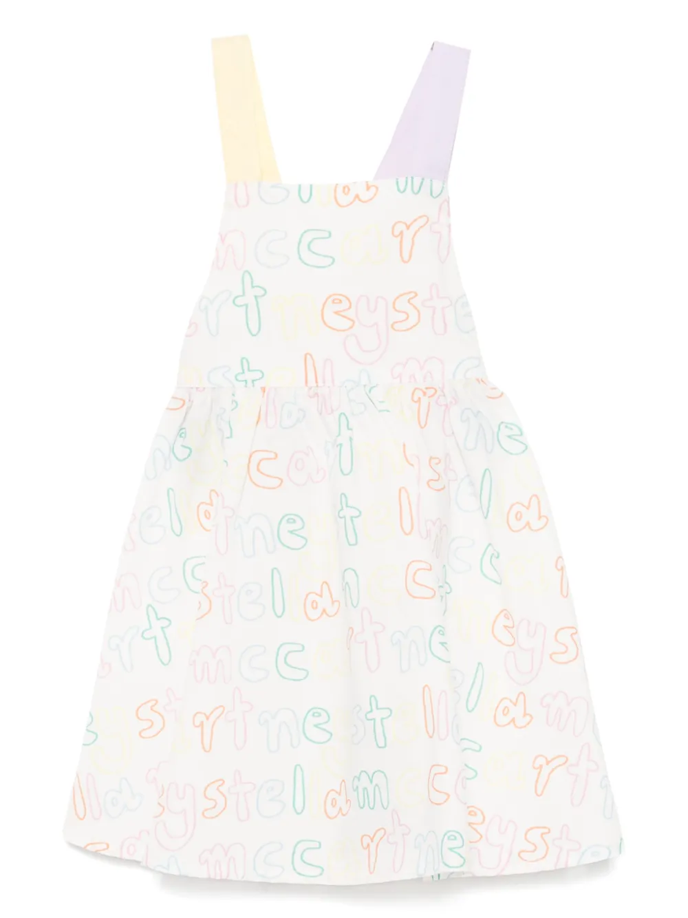 

Комплект из платья и блумеров с принтом Stella McCartney Kids, белый