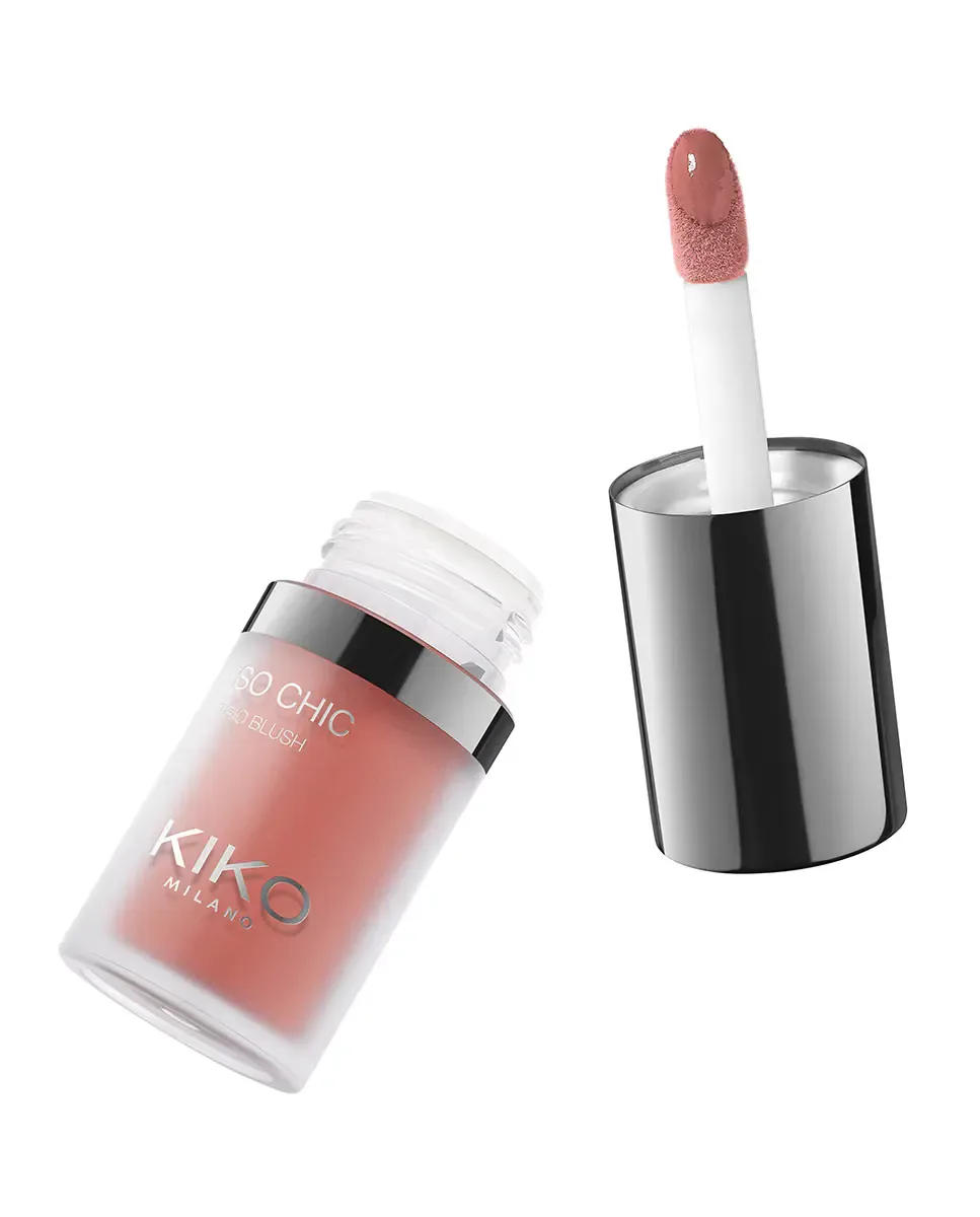 Румяна 3 в 1 So Chic Trio Blush Kiko Milano, 01 Sugar Spice — фото 3