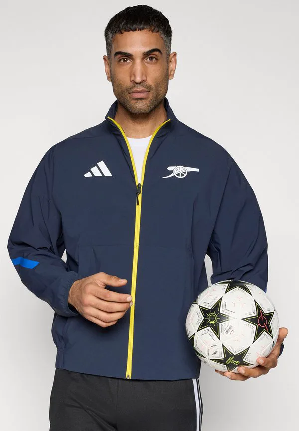 Куртка с гимном футбольного клуба «арсенал» Adidas Performance, Night Navy — фото 4