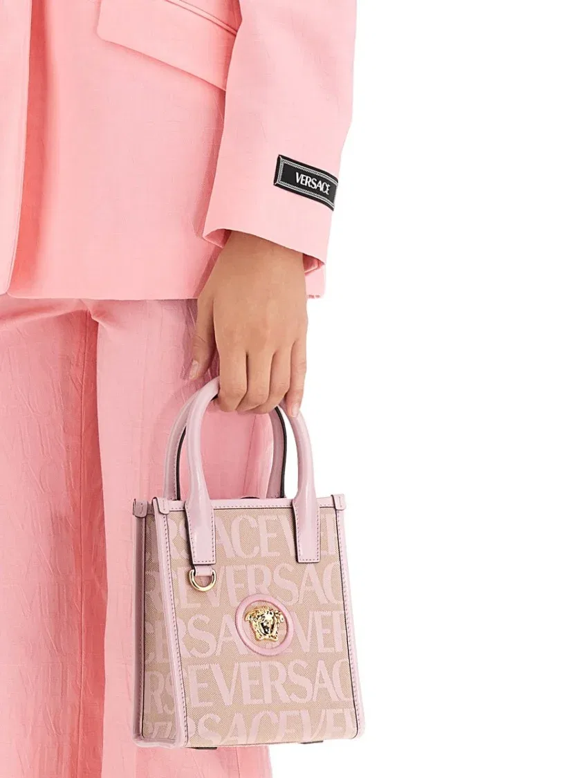 Однобортный жакет «Медуза» Versace, Pink — фото 4
