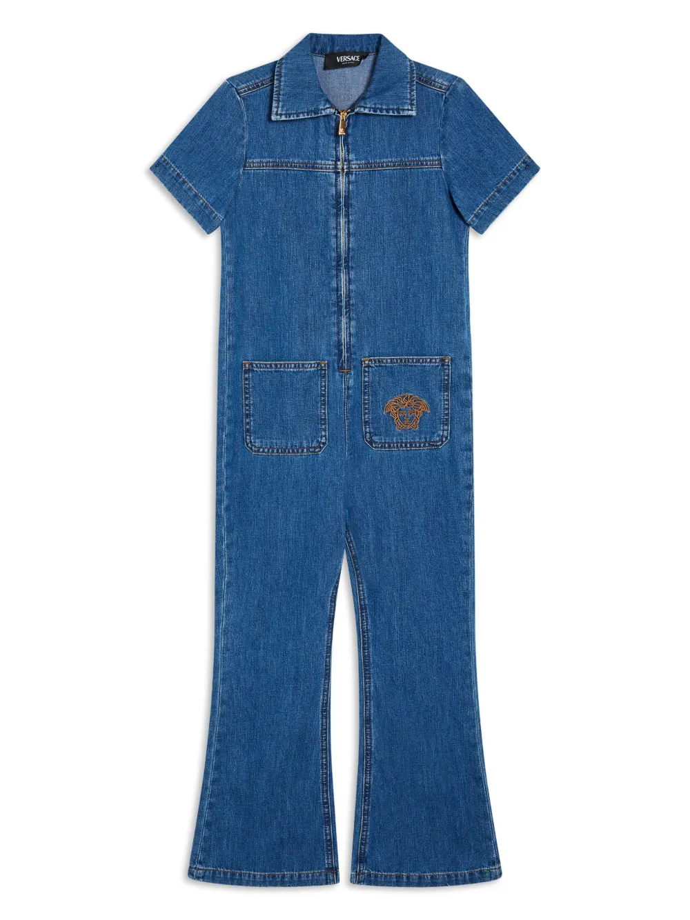 

Джинсовый комбинезон Versace Kids, синий