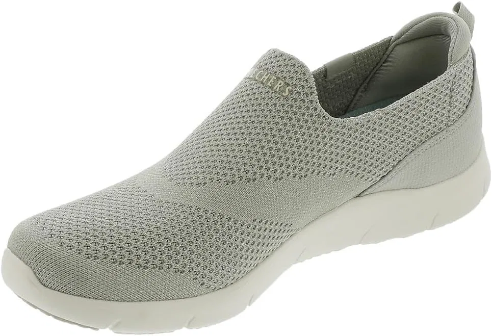 Мужские кроссовки Skechers Gowalk 6 - эластичные спортивные кроссовки без шнурков для бега и ходьбы, зеленый — фото 4