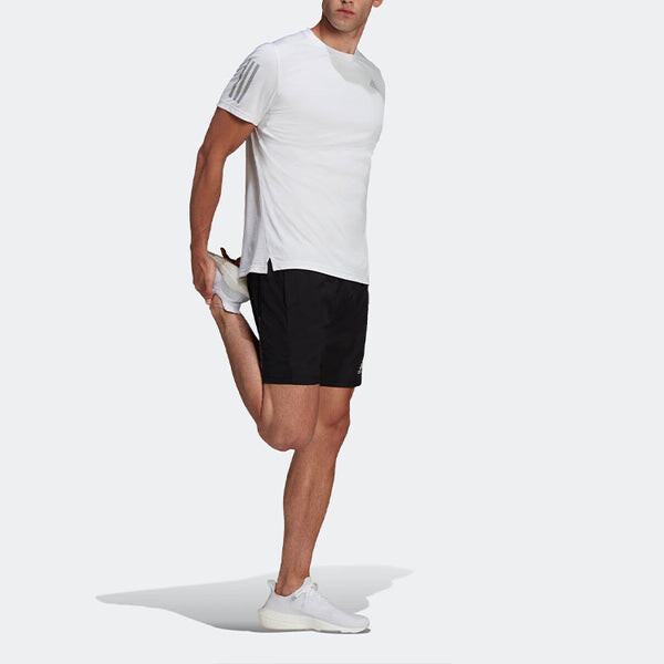 Футболка adidas Tennis Training Sports Breathable Quick Dry Casual Short Sleeve White, мультиколор — фото 2