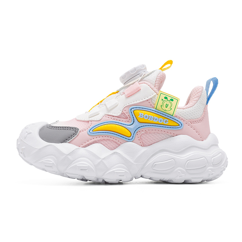 

Детская повседневная обувь для детей BOBDOG, розовый/белый