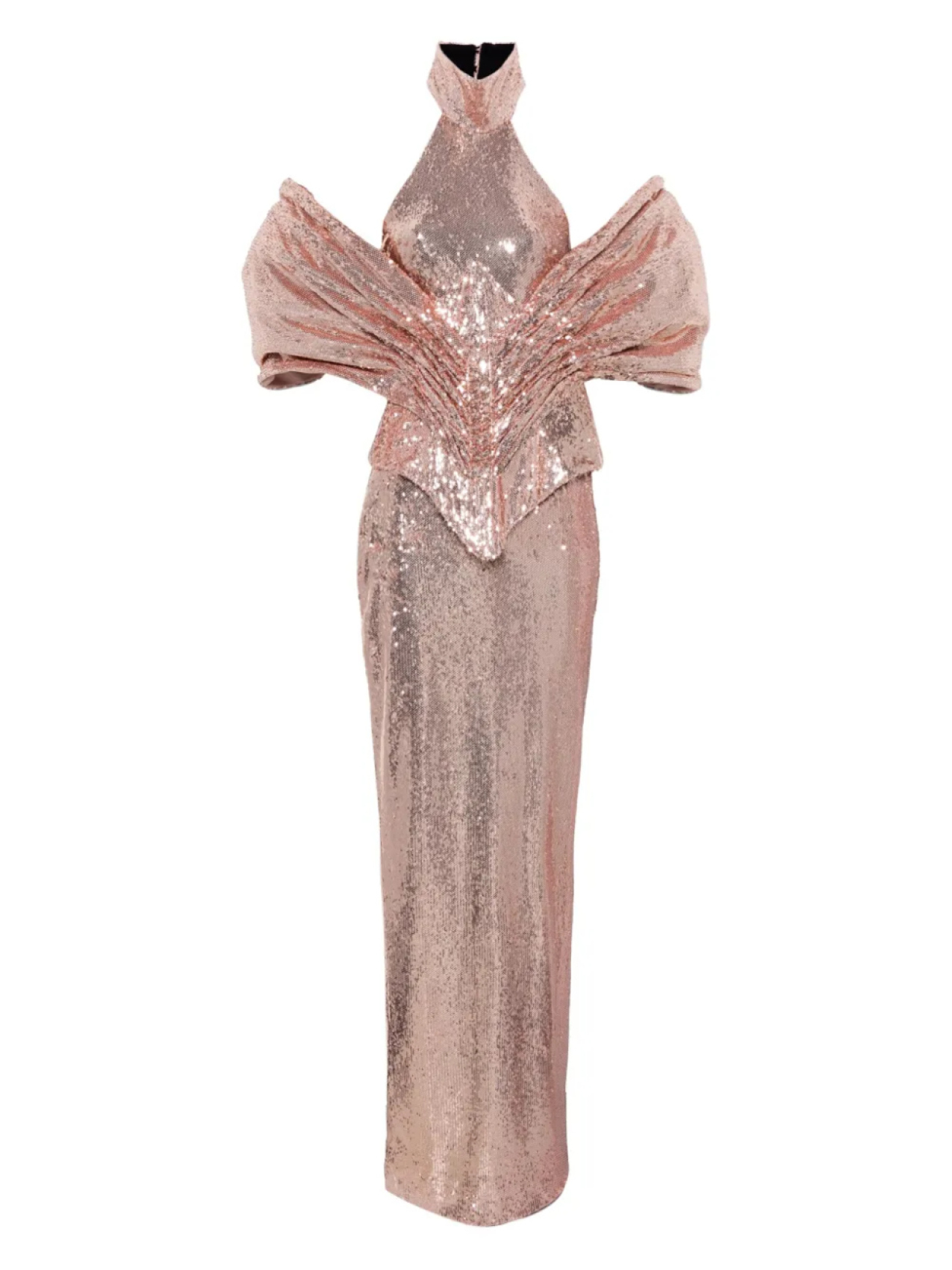 

Платье макси со съемным корсетом MITILIANE COUTURE, золотой
