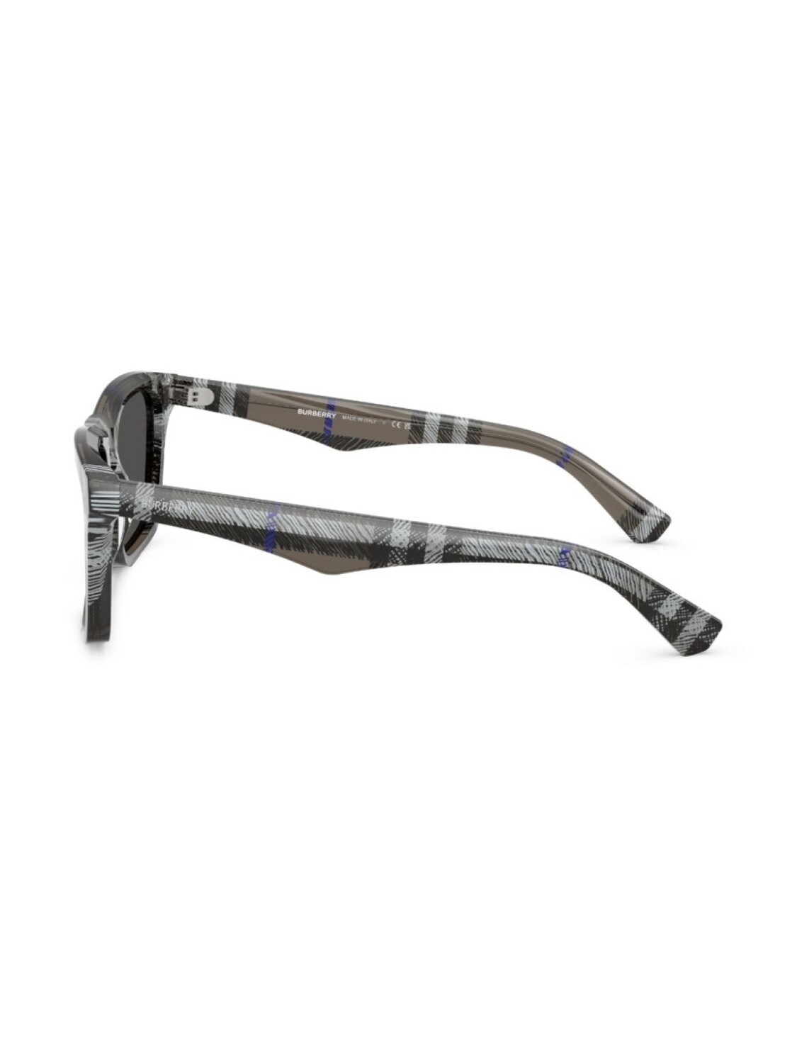 Солнцезащитные очки в клетку Vintage Check Burberry Eyewear, серый — фото 3