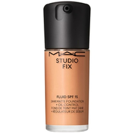 

MAC Studio Fix Fluid SPF 15 24Hr Matte Foundation Plus Oil Control NC37 для женщин 1 унция