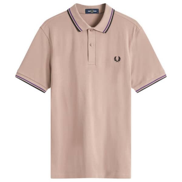 

Поло с двумя наконечниками Fred Perry, черный