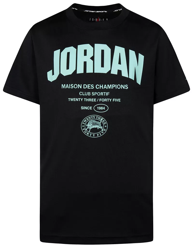 

Футболка Jordan Dri-FIT Champions для мальчиков, черный
