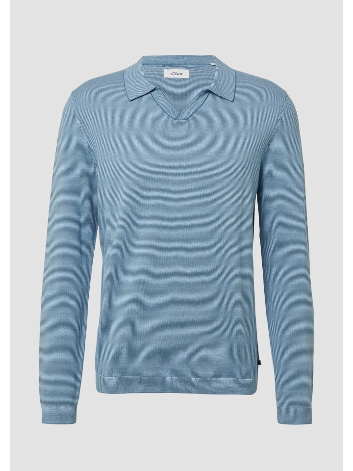 

s.Oliver Вязаный свитер 62G1_пастельно-бирюзового цвета