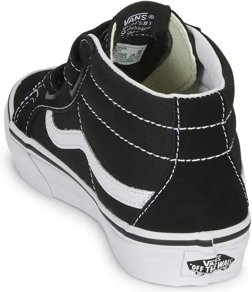 Кроссовки Vans Uy Racer Mid, высокие для мальчиков, белый — фото 4