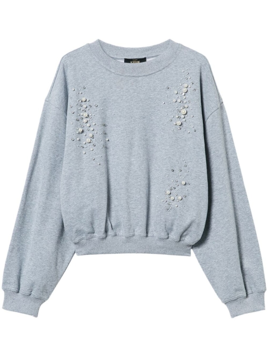 

TWINSET толстовка с вышивкой, серый