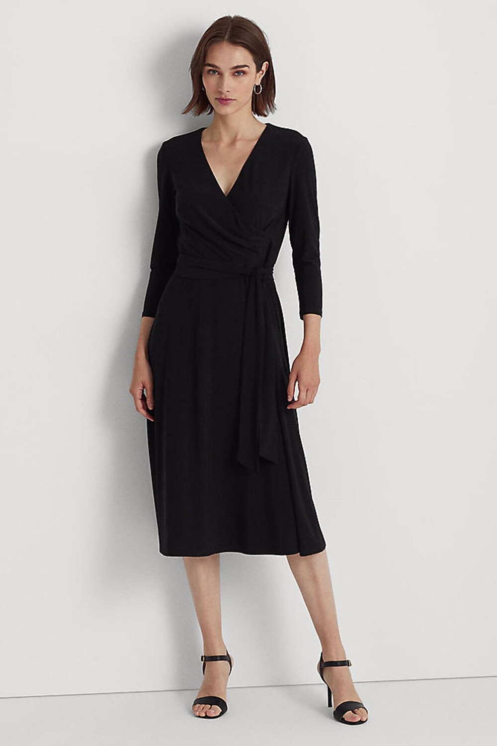 

Черное платье Карлины Lauren Ralph Lauren, черный