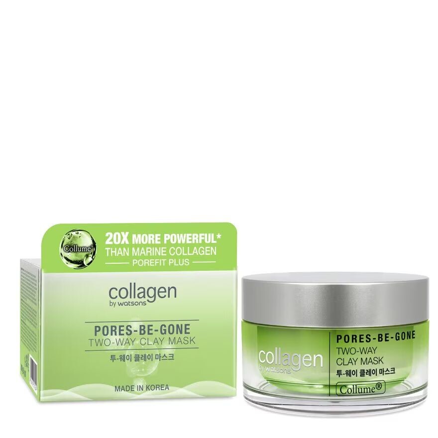 

Collagen by Watsons Двусторонняя глиняная маска Pores-Be-Gone 100г