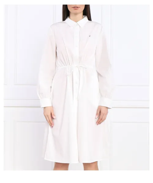 

Платье до колен 1985 года Tommy Hilfiger, белый