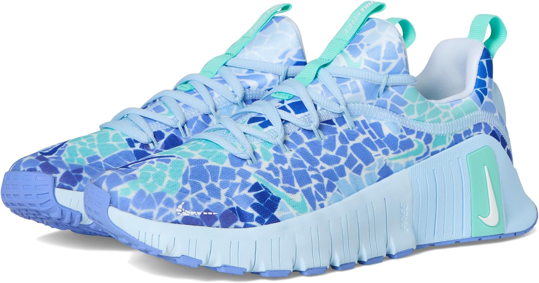 Кроссовки Nike Metcon 6 Amplified, цвет Ice Blue/White/Royal Pulse/Racer Blue/Hyper Turquoise