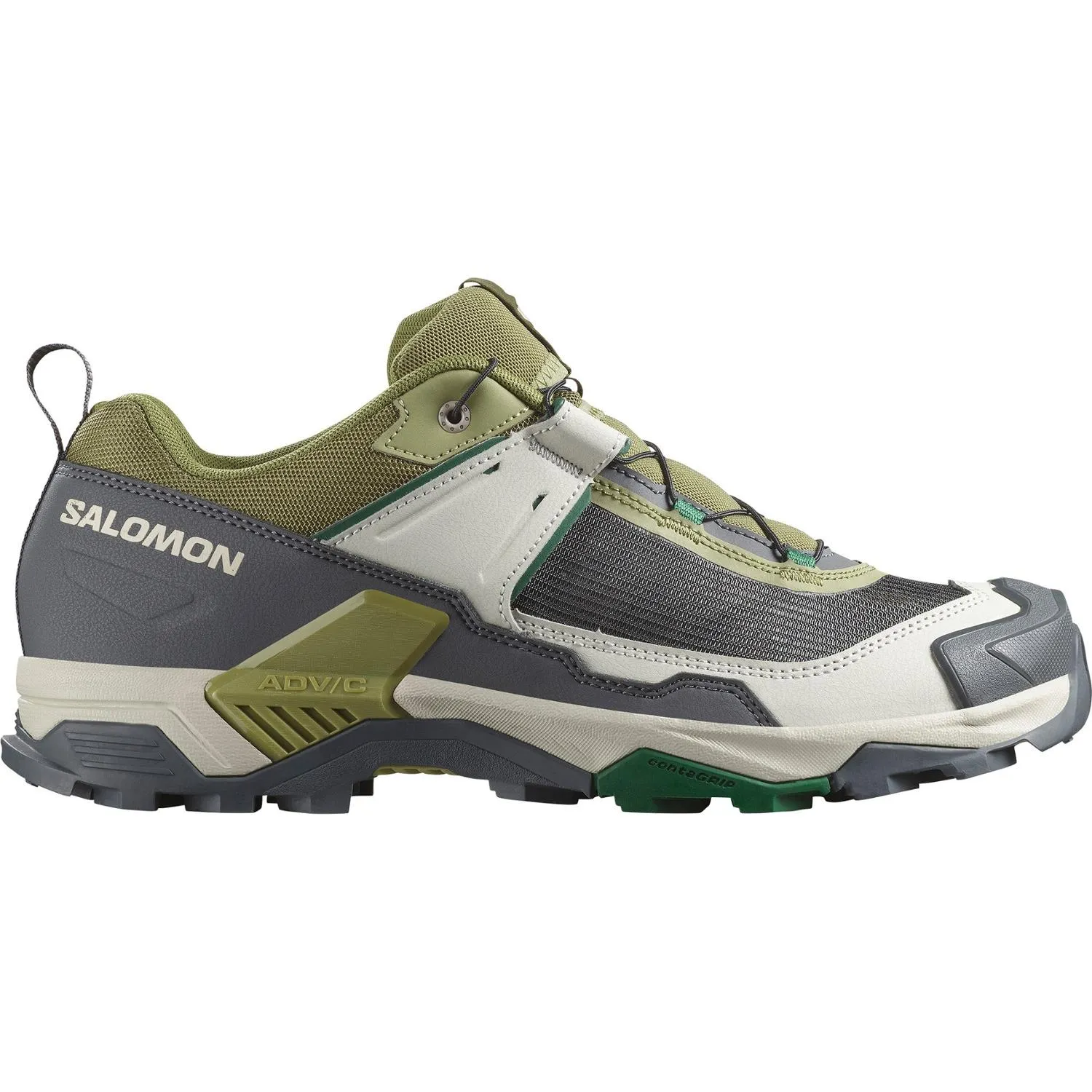 

Мужские треккинговые ботинки X Ultra 5 Low Salomon, Aloe/Asphalt/Eden