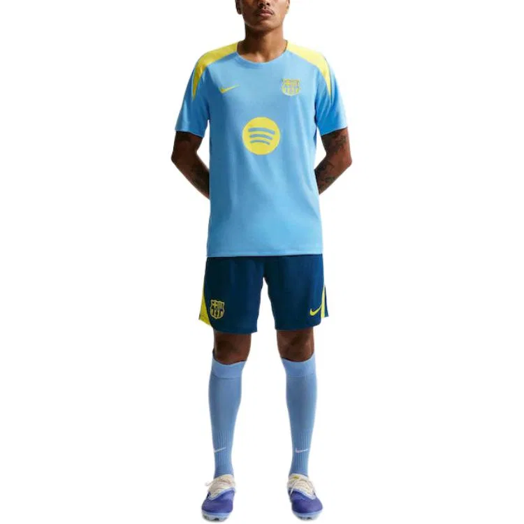 Спортивные шорты Nike Dri Fit Strike Barcelona Training Shorts синие — фото 4