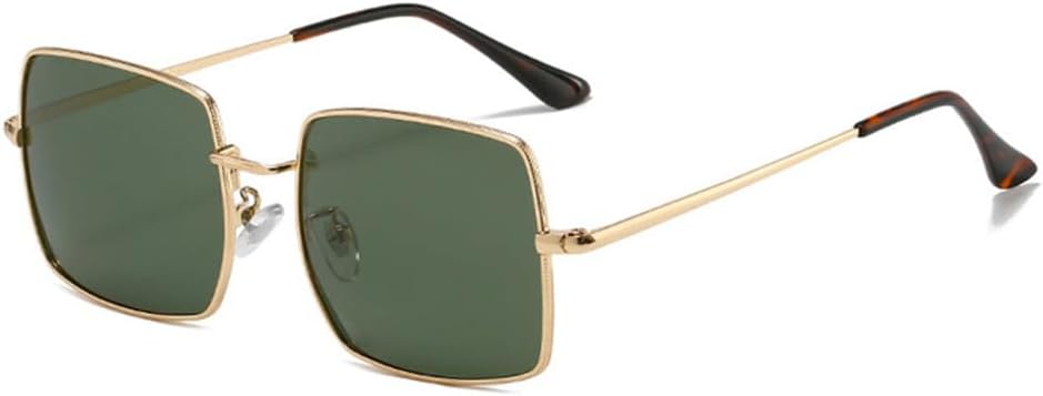 

Солнцезащитные очки для мужчин, винтажные металлические солнцезащитные очки для женщин, ретро-очки для путешествий с защитой от УФ-излучения UV400 generic, C4leopard-green