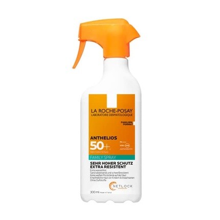 

Семейный солнцезащитный спрей Anthelios Spf50+ 300 мл, La Roche-Posay