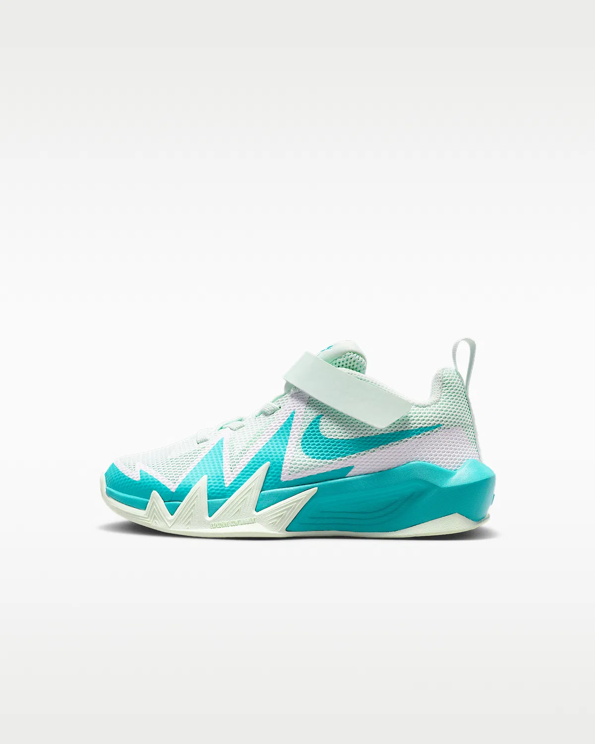 Кроссовки баскетбольные Nike S.T. Dynamite для маленьких детей, Barely Green/White/Dusty Cactus