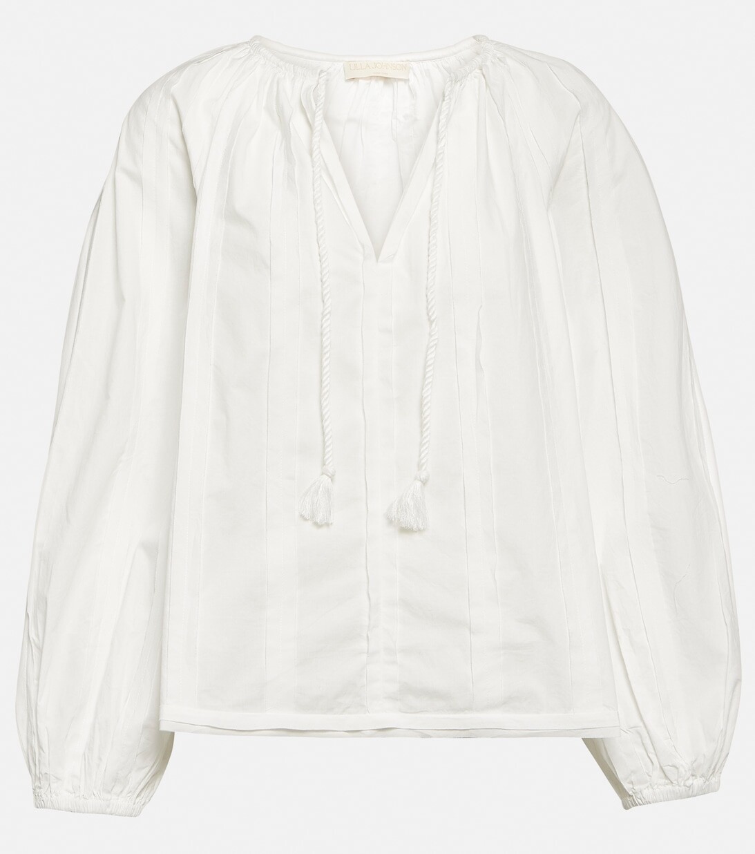 

Блузка Juliette из хлопка ULLA JOHNSON, белый